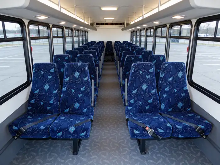 30 Passenger Minibus Interior