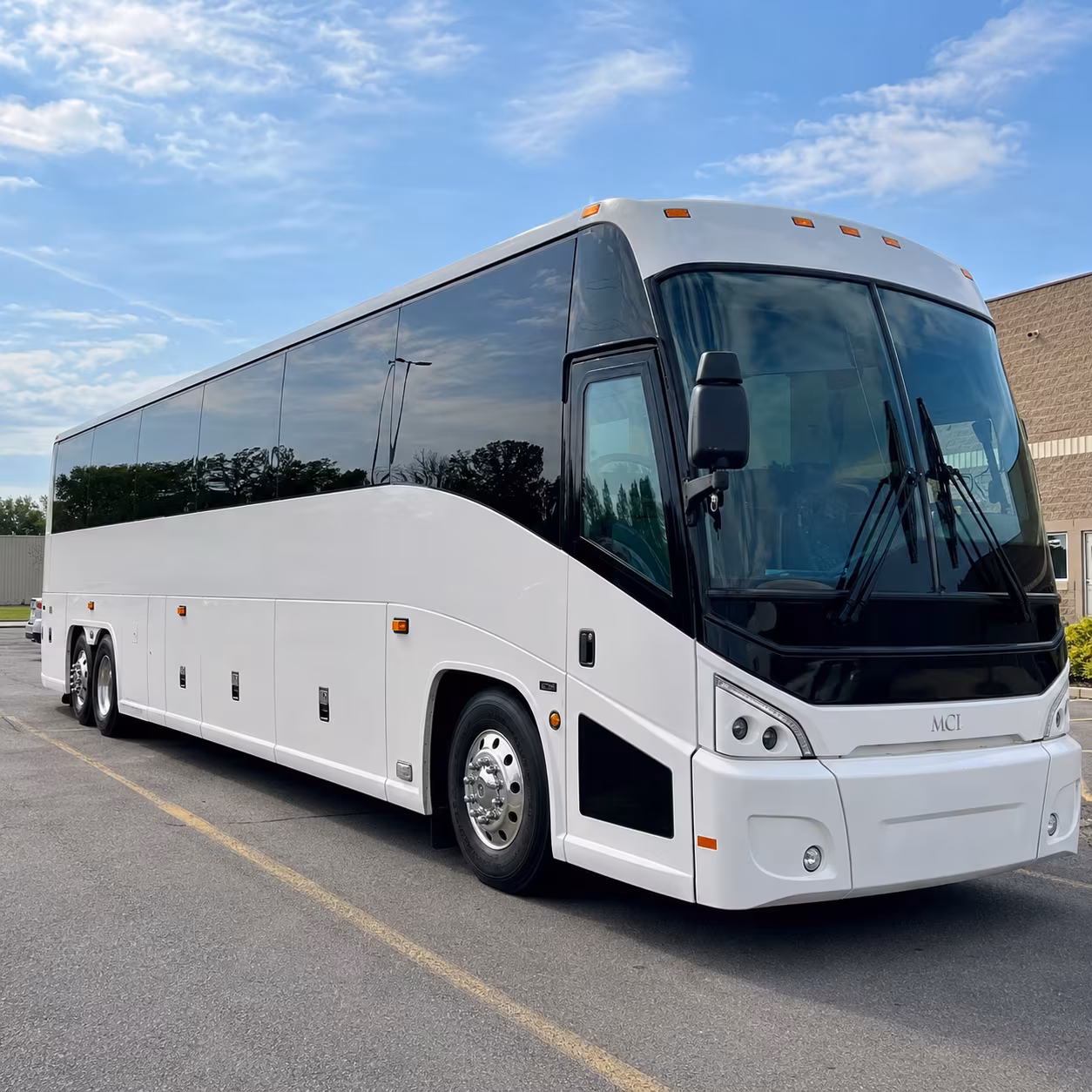 employee shuttle buses for midland corporate campuses and satellite yards