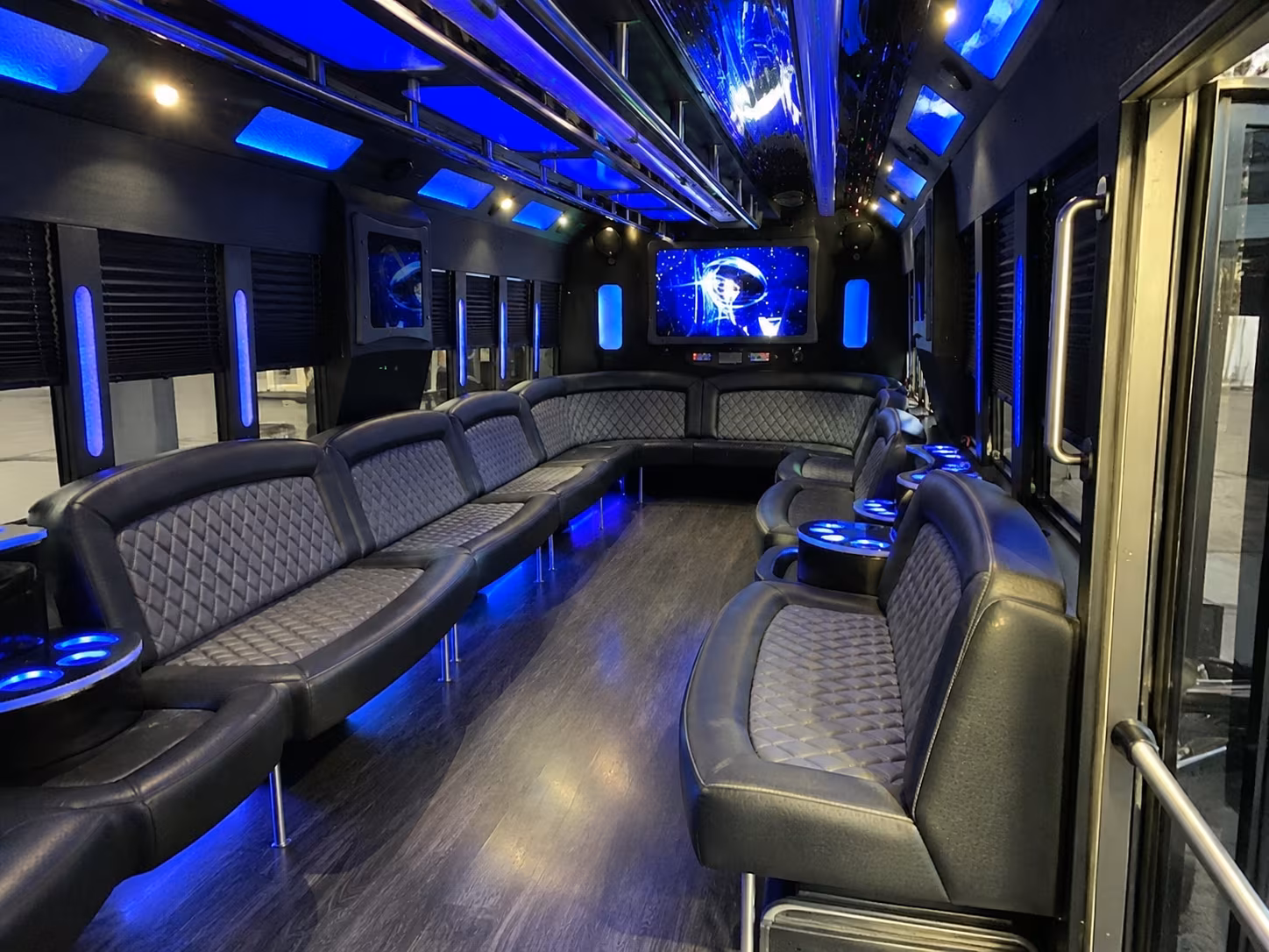 midland 28 passenger party bus interior