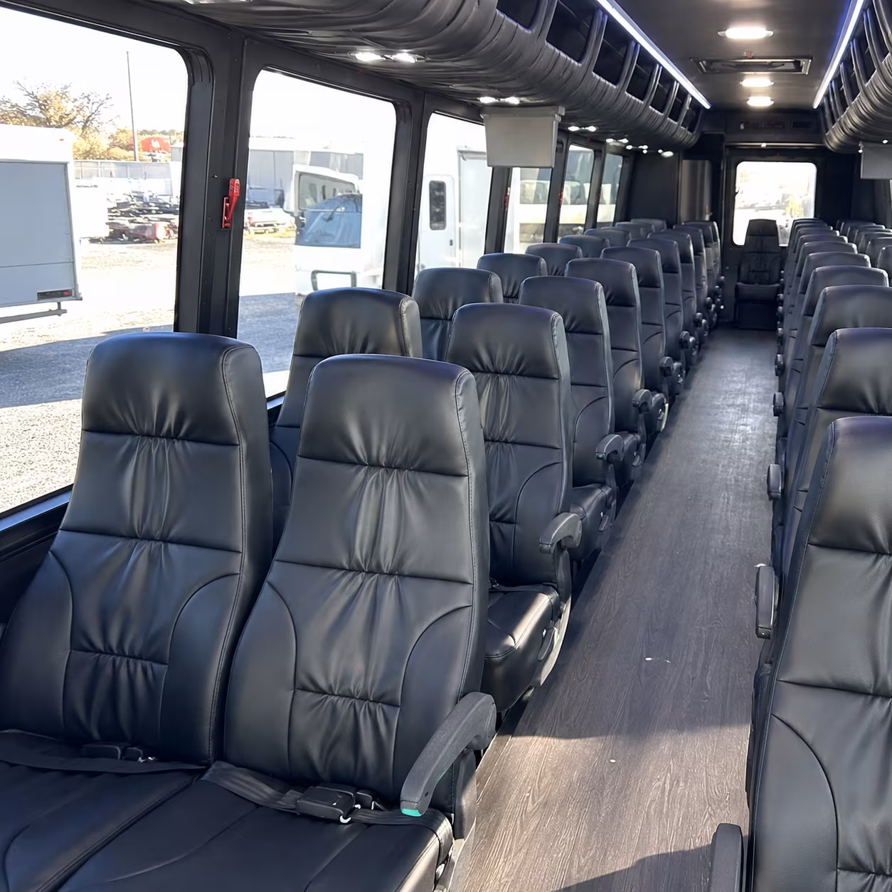 midland airport transportation onboard seating