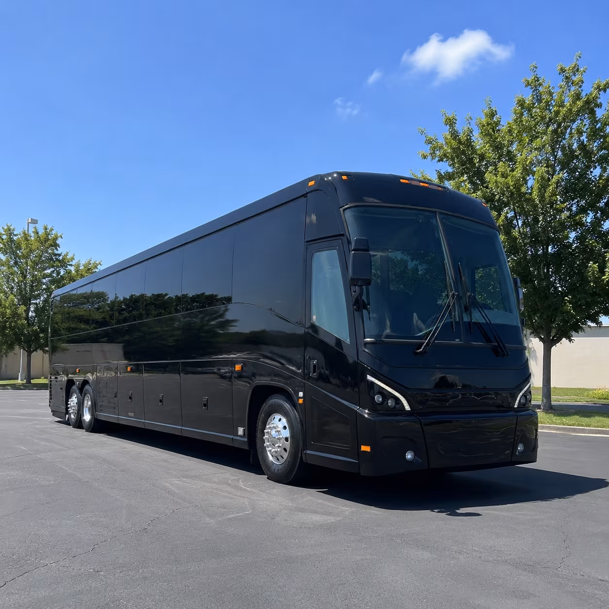 midland charter bus rental exterior