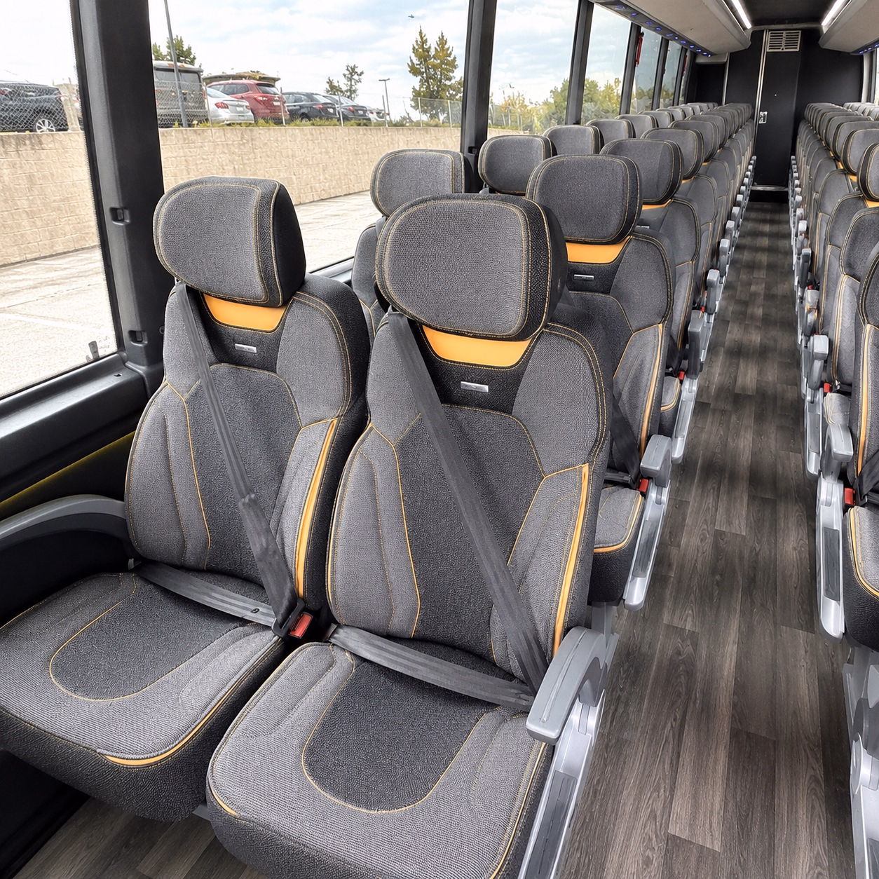 midland charter bus rental inside