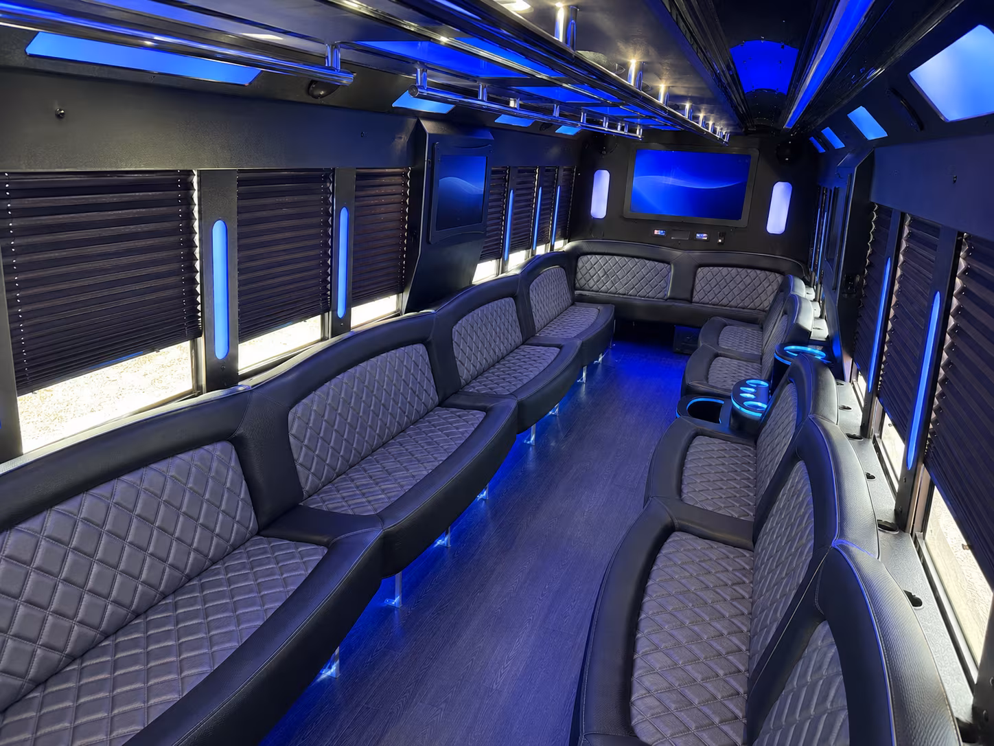 midland new years eve party bus rental