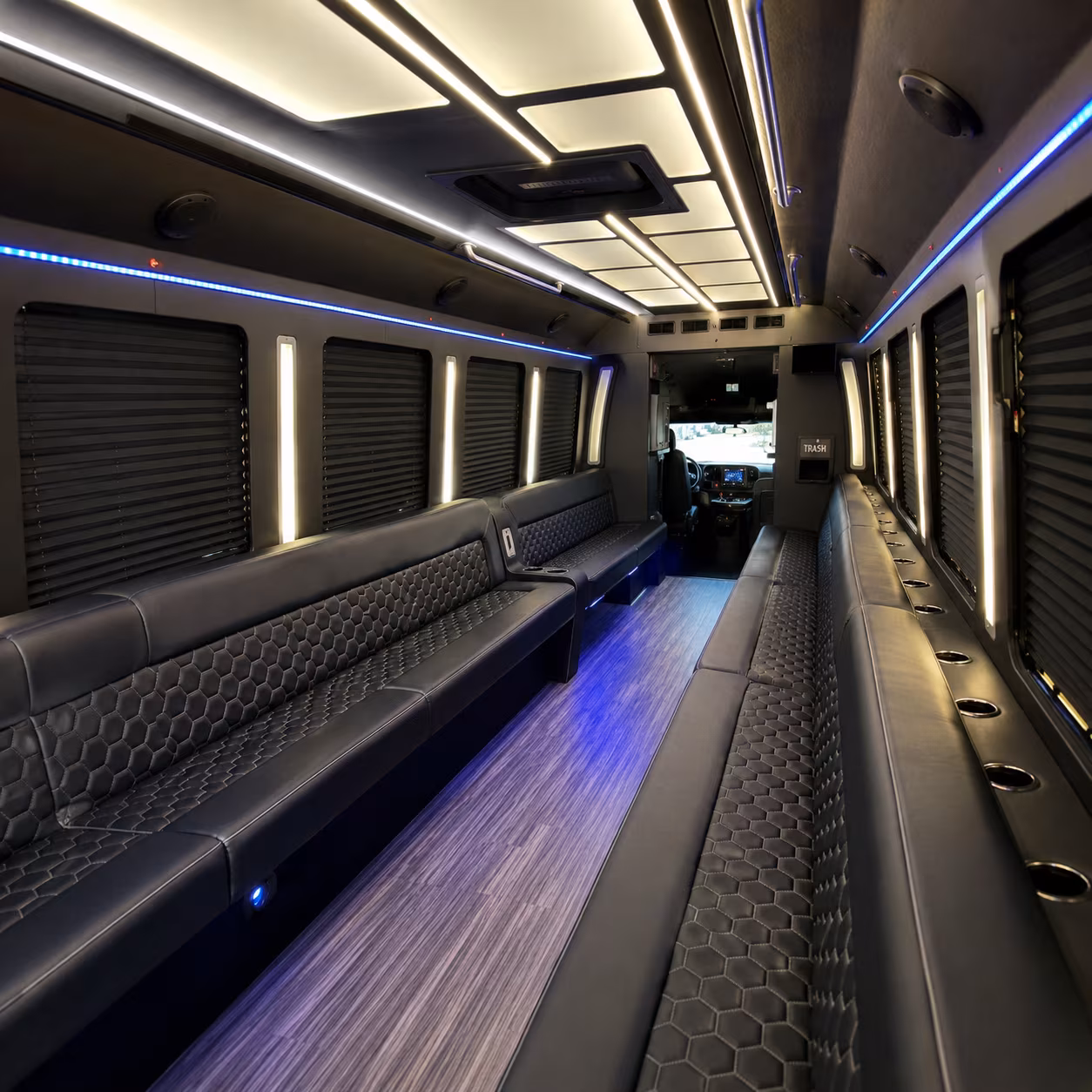 midland party bus rentals inside